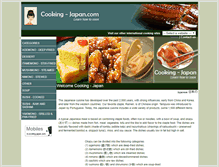 Tablet Screenshot of cooking-japan.com